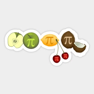 Pi Day, Fruit Pie Sticker